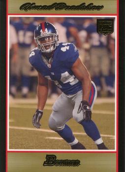 2007 Bowman - Gold #140 Ahmad Bradshaw Front