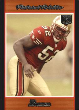 2007 Bowman - Orange #187 Patrick Willis Front