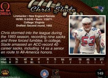 1998 Pacific Omega #149 Chris Slade Back