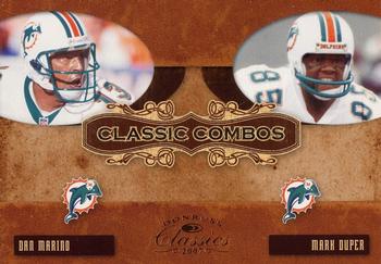 2007 Donruss Classics - Classic Combos Bronze #CC-10 Dan Marino / Mark Duper Front