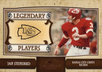 2007 Donruss Classics - Legendary Players Bronze #LP-9 Jan Stenerud Front