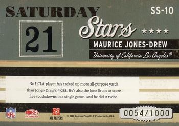 2007 Donruss Classics - Saturday Stars Bronze #SS-10 Maurice Jones-Drew Back