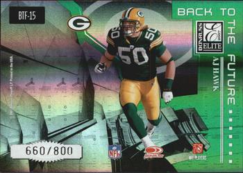 2007 Donruss Elite - Back to the Future Green #BTF-15 Brian Urlacher / A.J. Hawk Back