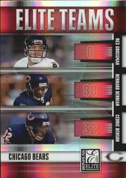 2007 Donruss Elite - Teams Red #ET-6 Rex Grossman / Bernard Berrian / Cedric Benson Front