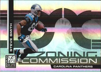 2007 Donruss Elite - Zoning Commission Black #ZC-23 Steve Smith Front