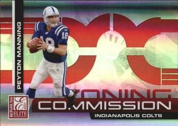 2007 Donruss Elite - Zoning Commission Red #ZC-3 Peyton Manning Front