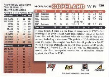 1998 Score #130 Horace Copeland Back