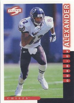 1998 Score #185 Derrick Alexander Front