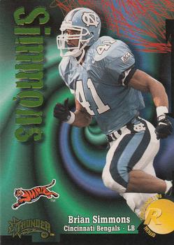 1998 SkyBox Thunder #246 Brian Simmons Front