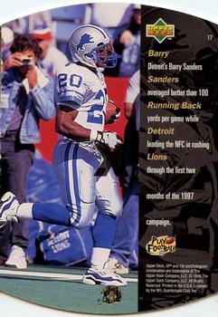 1998 SPx #17 Barry Sanders Back