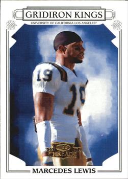 2007 Donruss Threads - College Gridiron Kings Gold #CGK-33 Marcedes Lewis Front