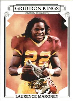 2007 Donruss Threads - College Gridiron Kings Gold #CGK-34 Laurence Maroney Front