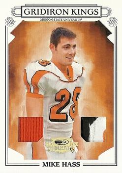 2007 Donruss Threads - College Gridiron Kings Materials Prime #CGK-30 Mike Hass Front