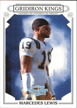 2007 Donruss Threads - College Gridiron Kings Silver Holofoil #CGK-33 Marcedes Lewis Front