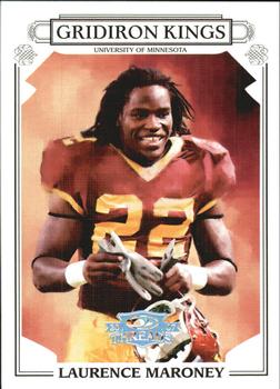 2007 Donruss Threads - College Gridiron Kings Silver Holofoil #CGK-34 Laurence Maroney Front