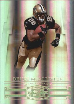 2007 Donruss Threads - Gold Holofoil #28 Deuce McAllister Front