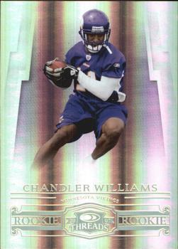 2007 Donruss Threads - Gold Holofoil #154 Chandler Williams Front