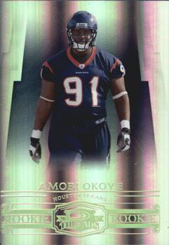 2007 Donruss Threads - Gold Holofoil #222 Amobi Okoye Front