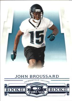 2007 Donruss Threads - Retail Blue #151 John Broussard Front