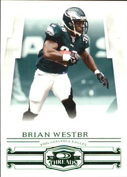 2007 Donruss Threads - Retail Green #37 Brian Westbrook Front