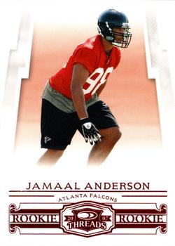2007 Donruss Threads - Retail Red #223 Jamaal Anderson Front