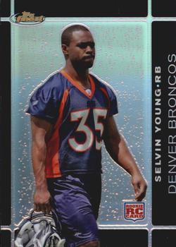 2007 Finest - Black Refractors #121 Selvin Young Front