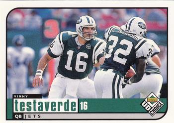 1998 UD Choice #386 Vinny Testaverde Front