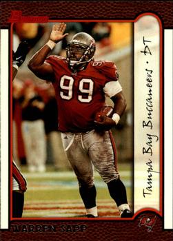 1999 Bowman #29 Warren Sapp Front