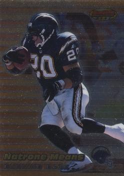 1999 Bowman's Best #17 Natrone Means Front