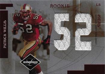 2007 Leaf Limited - Rookie Jumbo Jersey Numbers #RJ-28 Patrick Willis Front