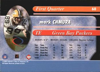 1999 Collector's Edge Odyssey #60 Mark Chmura Back