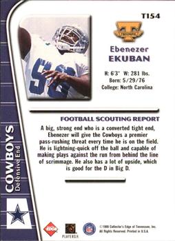 1999 Collector's Edge Triumph #T154 Ebenezer Ekuban Back
