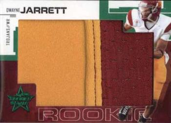 2007 Leaf Rookies & Stars - Rookie Jerseys Jumbo Swatch College Emerald #232 Dwayne Jarrett Front
