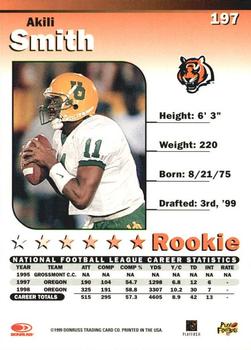 1999 Donruss Elite #197 Akili Smith Back