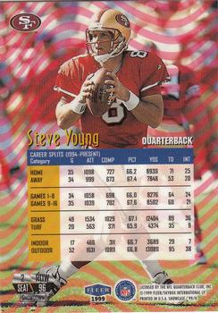 1999 Flair Showcase #96 Steve Young Back