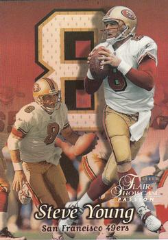1999 Flair Showcase #96 Steve Young Front