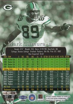 1999 Flair Showcase #107 Mark Chmura Back