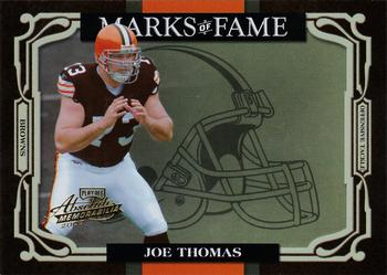 2007 Playoff Absolute Memorabilia - Marks of Fame Gold #MOF-18 Joe Thomas Front