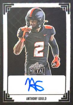 2024 Leaf Metal - 91 Leaf Autographs Wave Black #91A-AG1 Anthony Gould Front