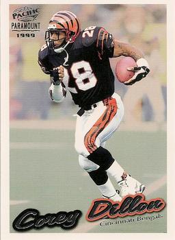 1999 Pacific Paramount #52 Corey Dillon Front