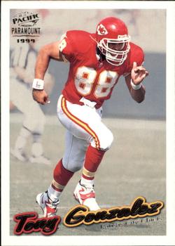 1999 Pacific Paramount #117 Tony Gonzalez Front