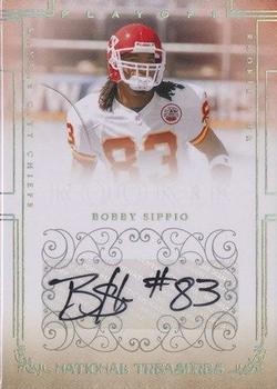 2007 Playoff National Treasures - Signature Gold #163 Bobby Sippio Front