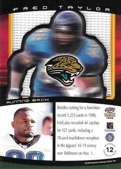 1999 Pacific Paramount - End Zone Net-Fusions #12 Fred Taylor Back