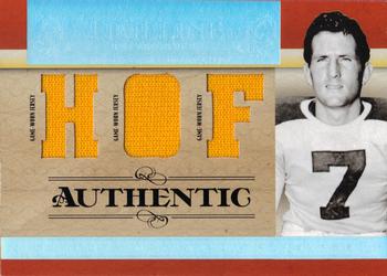 2007 Playoff National Treasures - Timeline Material HOF #T-BW Bob Waterfield Front