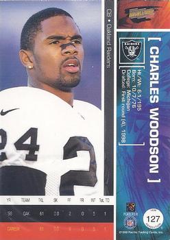 1999 Pacific Revolution #127 Charles Woodson Back
