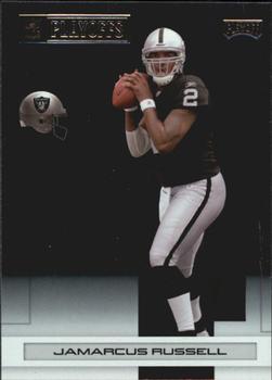 2007 Playoff NFL Playoffs - Black Metalized #115 JaMarcus Russell Front
