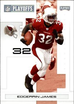 2007 Playoff NFL Playoffs - Gold #3 Edgerrin James Front