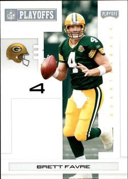 2007 Playoff NFL Playoffs - Gold #35 Brett Favre Front