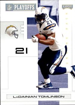 2007 Playoff NFL Playoffs - Gold #81 LaDainian Tomlinson Front