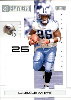 2007 Playoff NFL Playoffs - Gold #96 LenDale White Front